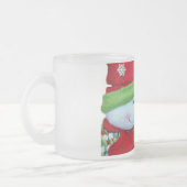 Tasse Givré Snowflakes & Snowman avec devis (Gauche)