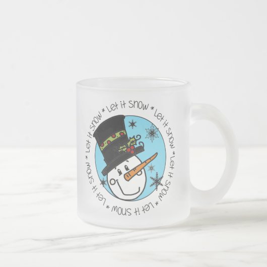 Tasse Givré Snowman Laisser Neige (Droit)