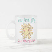 Tasse Givré Soleil le jour nuageux (Gauche)