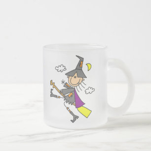 Tasse Givré Sorcière de Halloween sur le balai