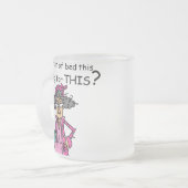 Tasse Givré Sortir de l'humour de lit (Devant gauche)