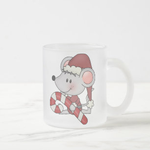Tasse Givré Souris de Noël avec du sucre de canne