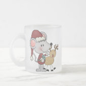 Tasse Givré Souris de Noël et (Gauche)