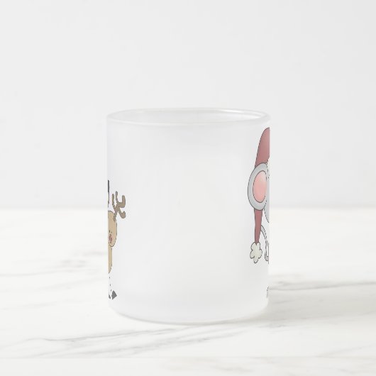 Tasse Givré Souris de Noël et (Centre)