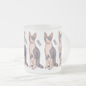 Tasse Givré Sphynx cat (Devant droit)