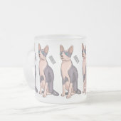Tasse Givré Sphynx cat (Devant gauche)