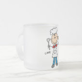 Tasse Givré Stick Figure Cook T-shirts et cadeaux (Devant gauche)