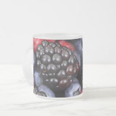 Tasse Givré Summer Fruit Mixed Berries Close Up Photo (Devant gauche)