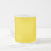 Tasse Givré Sunflower jaune Nom de la couleur (Devant gauche)
