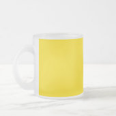 Tasse Givré Sunflower jaune Nom de la couleur (Gauche)