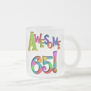 Tasse Givré Super 65 Tshirts et cadeaux d'anniversaire