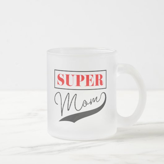 Tasse Givré Super Maman (Droit)