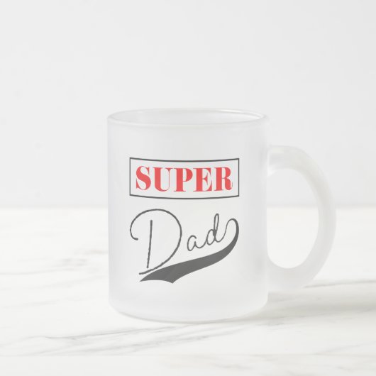 Tasse Givré Super papa (Droit)