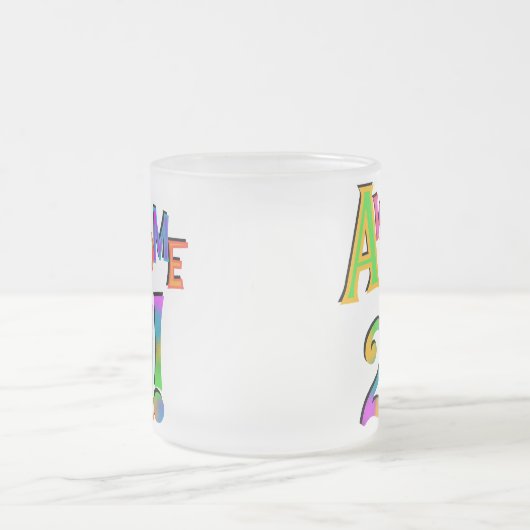 Tasse Givré Superbe 21 T-shirts et cadeaux d'anniversaire (Centre)