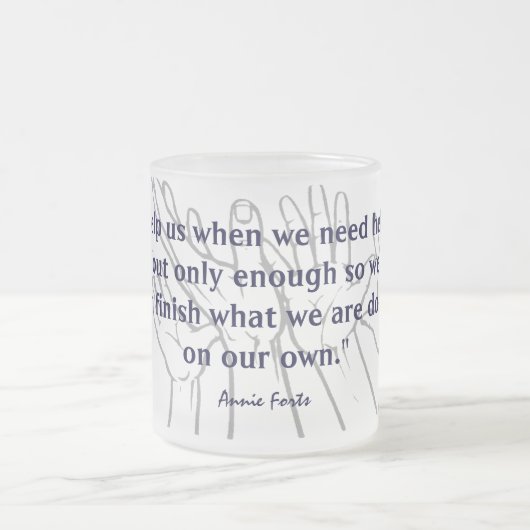 Tasse Givré Sur nos propres (Centre)