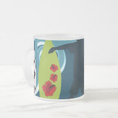 Tasse Givré Surfer cool Dude Surfing Plage Ocean Design (Devant gauche)