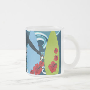 Tasse Givré Surfer cool Dude Surfing Plage Ocean Design