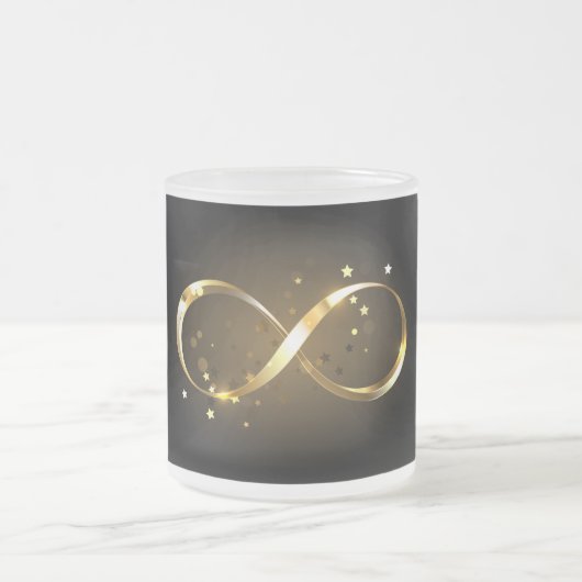Tasse Givré Symbole d'infini doré (Centre)