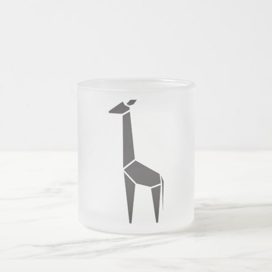 Tasse Givré Symbole moderne de la girafe noire (Centre)