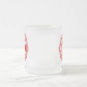 Tasse Givré Symbole pompier Logo pompier Nom personnalisé (Centre)