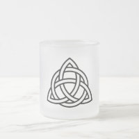 Symbole triquetra de noeud de trinité celtique