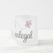 Tasse Givré Système de travail rose de paralégal (Devant gauche)