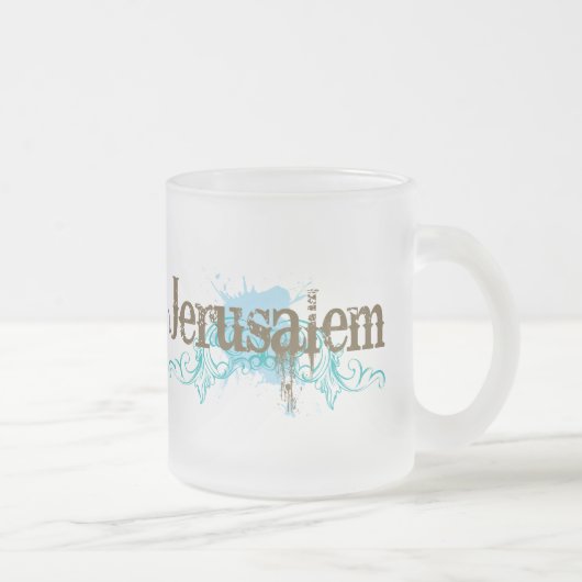 Tasse Givré T-shirt de Jérusalem Israël (Droit)