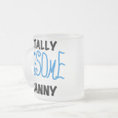 Tasse Givré T-shirts bleus et cadeaux de mamie totalement (Devant gauche)