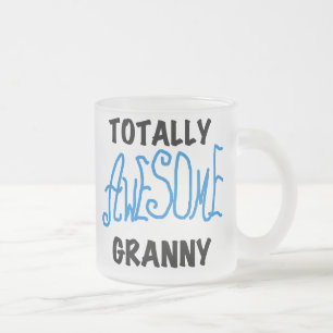Tasse Givré T-shirts bleus et cadeaux de mamie totalement