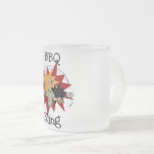Tasse Givré T-shirts et cadeaux BBQ King (Devant droit)