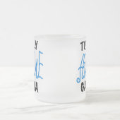 Tasse Givré T-shirts et cadeaux bleus gamma totalement (Centre)