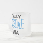 Tasse Givré T-shirts et cadeaux bleus totalement (Devant gauche)