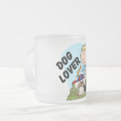 Tasse Givré T-shirts et cadeaux blonds de garçon d'amoureux (Devant gauche)