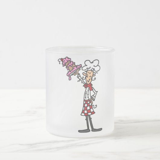 Tasse Givré T-shirts et cadeaux Chef avec gâteaux (Centre)