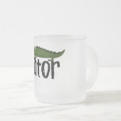Tasse Givré T-shirts et cadeaux d'alligator (Devant droit)
