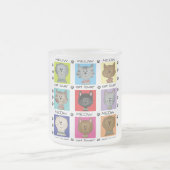 Tasse Givré T-shirts et cadeaux d'amoureux des chats de Meow (Centre)