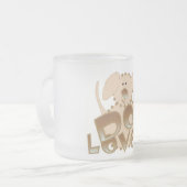 Tasse Givré T-shirts et cadeaux d'amoureux des chiens de Brown (Devant gauche)