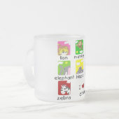 Tasse Givré T-shirts et cadeaux d'animaux de zoo (Devant gauche)