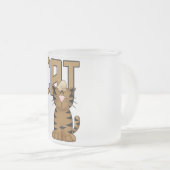 Tasse Givré T-shirts et cadeaux de chat (Devant droit)