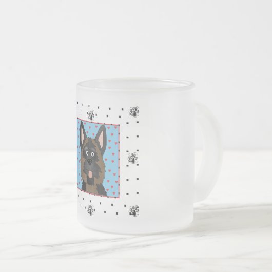 Tasse Givré T-shirts et cadeaux de chien de berger allemand (Devant droit)