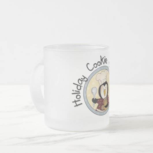 Tasse Givré T-shirts et cadeaux de Cookie Penguin Connoisseur (Devant gauche)