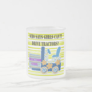 Tasse Givré T-shirts et cadeaux de fille de tracteur