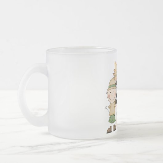Tasse Givré T-shirts et cadeaux de garçon de safari (Gauche)
