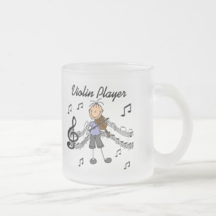 Tasse Givré T-shirts et cadeaux de joueur de violon de fille