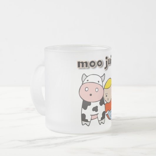 Tasse Givré T-shirts et cadeaux de jus de MOO (Devant gauche)