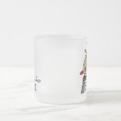 Tasse Givré T-shirts et cadeaux de Noël de renne de Blitzen (Centre)