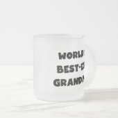 Tasse Givré T-shirts et cadeaux de noir de grand-maman du (Devant droit)