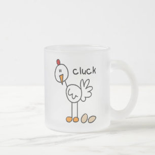 Tasse Givré T-shirts et cadeaux de poulet en bonhomme allumett