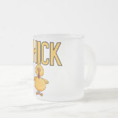 Tasse Givré T-shirts et cadeaux de poussin (Devant droit)