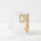 Tasse Givré T-shirts et cadeaux de poussin (Devant gauche)
